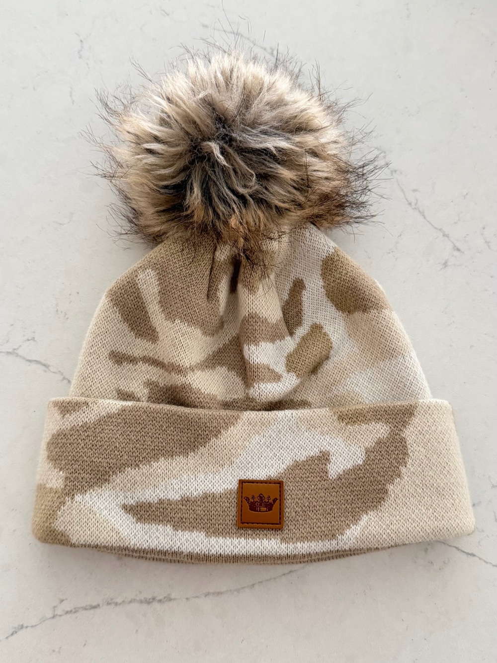 Camo Pom Beanie